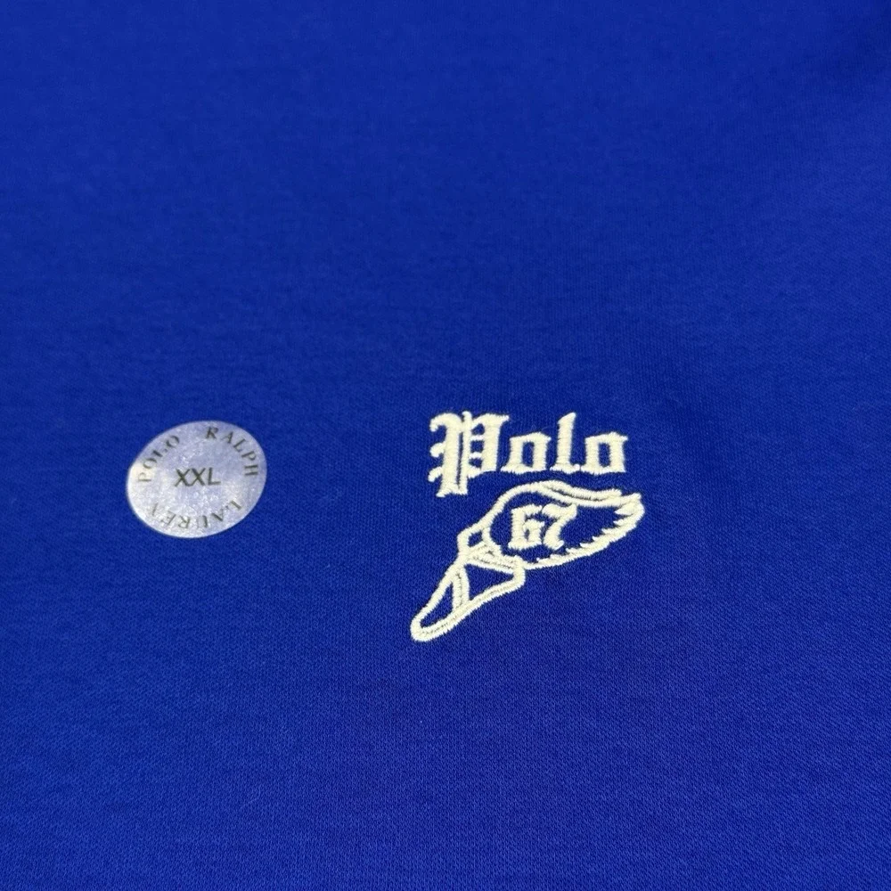 Polo Ralph Lauren Classic Fit Polo Shirt‎ Men's XXL Blue Colorblock NWT Cotton